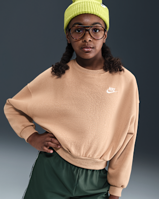 【英国限定】Nike Logo Club Crew Sweat Shirt Nike Sportswear Club Fleece Women's Logo Crew-Neck